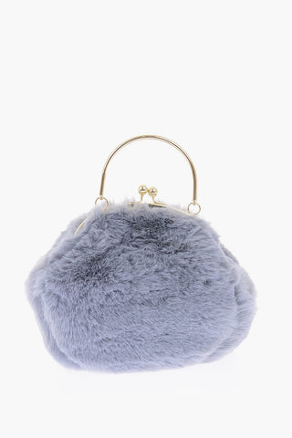  LOVE Faux Fur Bracelet Bag 