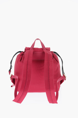 LOVE Fabric Backpack with Golden Details