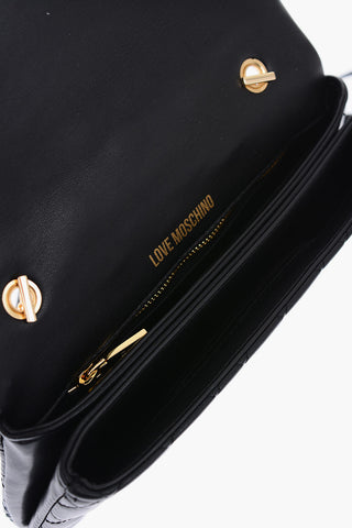 LOVE Borsa a Spalla in Ecopelle Trapuntata