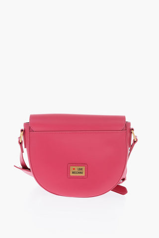 LOVE Borsa a Tracolla in Ecopelle con Logo Dorato