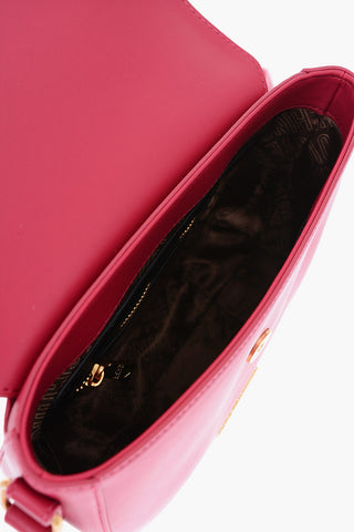LOVE Borsa a Tracolla in Ecopelle con Logo Dorato
