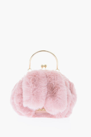 LOVE Faux Fur Bracelet Bag