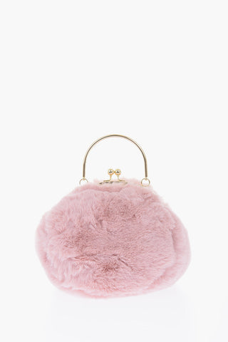 LOVE Faux Fur Bracelet Bag