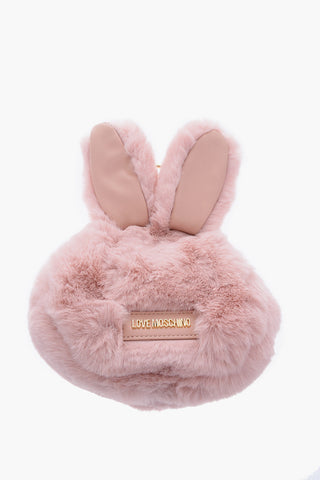 LOVE Faux Fur Bracelet Bag