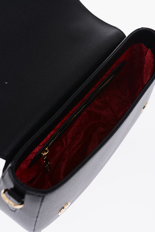LOVE Removable Shoulder Strap Textured Faux Leather Bag