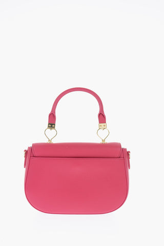LOVE Removable Shoulder Strap Textured Faux Leather Bag