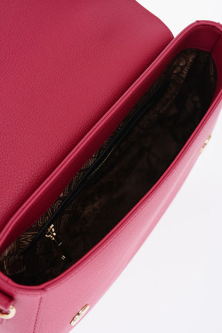 LOVE Removable Shoulder Strap Textured Faux Leather Bag