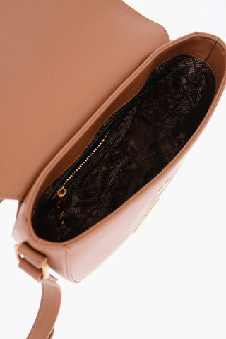 LOVE Borsa a Tracolla in Ecopelle con Logo Dorato
