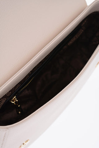 LOVE Removable Shoulder Strap Textured Faux Leather Bag