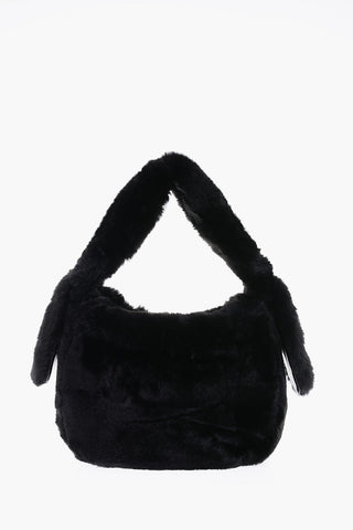 LOVE Borsa a Mano in Pelliccia Ecologica