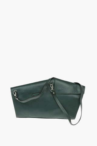 Leather CINCILLA Destructured Shoulder Bag with Logo