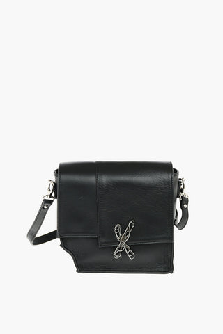 Leather CINCILLA Asymmetrical Shoulder Bag
