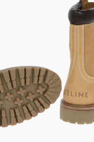 MONARCH Suede Lace-up Ankle Booties