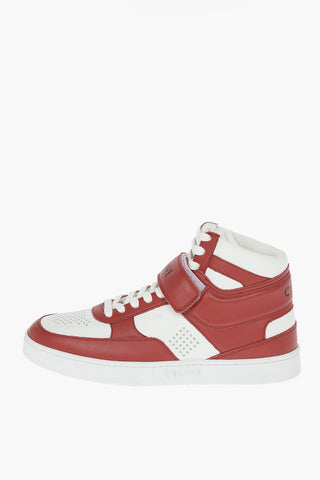 TRAINER Leather SCRATCH 05 High-top Sneakers with Lettering Logo