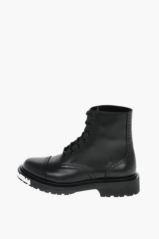RANGER Leather PROTECTION 30 Ankle Booties with Brogue Details