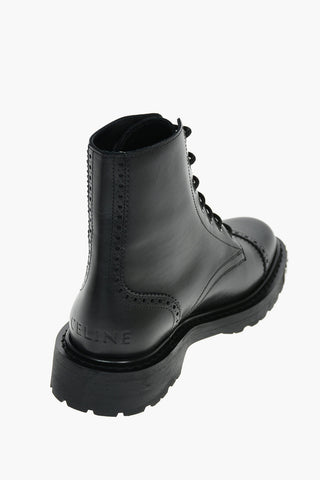 RANGER Leather PROTECTION 30 Ankle Booties with Brogue Details