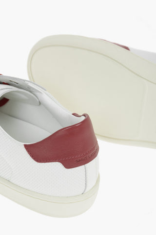 Leather two-tone Low-top Sneakers with Logo