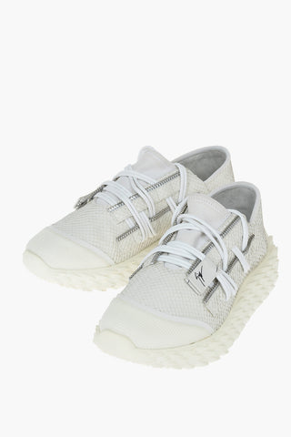 Sneakers CHRISTOFE in Pelle Effetto Squame con Suola Statement
