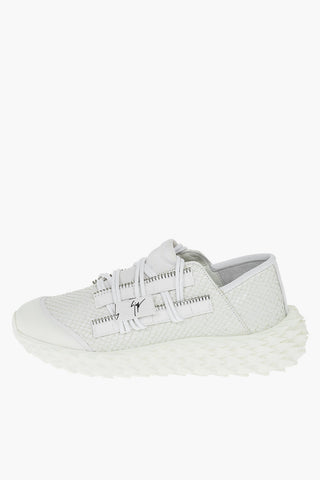 Sneakers MIMAS in Pelle Effetto Squame con Suola Statement
