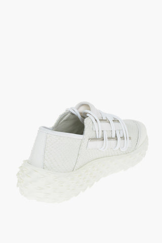 Sneakers MIMAS in Pelle Effetto Squame con Suola Statement