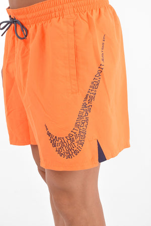 SWIM Costume da Bagno Boxer con Stampa Logo Laterale