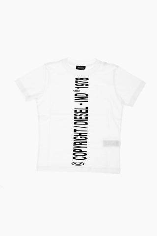 T-shirt Girocollo TILCOPY Bicolore Stampata