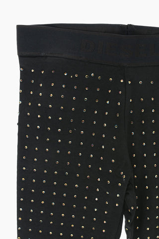 Leggings PASRINC con Strass e Banda Logata in Vita