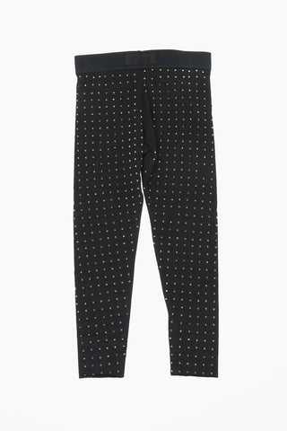 Leggings PASRINC con Strass e Banda Logata in Vita