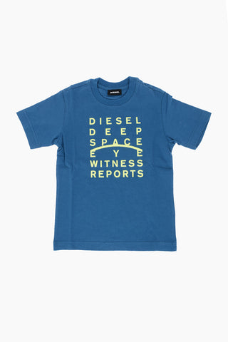 Fluo Printed OVER Crew-neck T-shirt