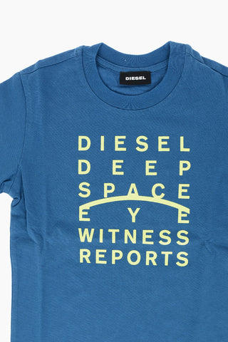Fluo Printed OVER Crew-neck T-shirt