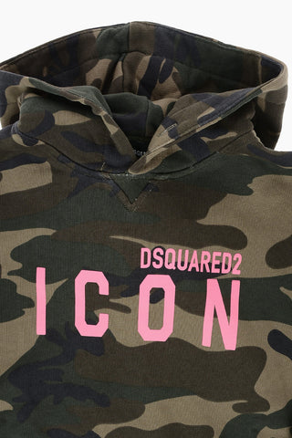 ICON hooded camouflage dress