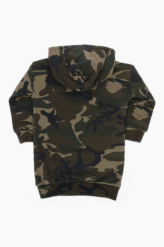 ICON hooded camouflage dress