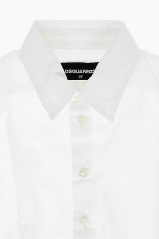 Camicia Popeline con Collo Italiano