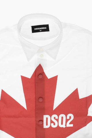 Classic Collar Logo-Printed Shirt