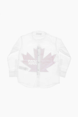 Classic Collar Logo-Printed Shirt