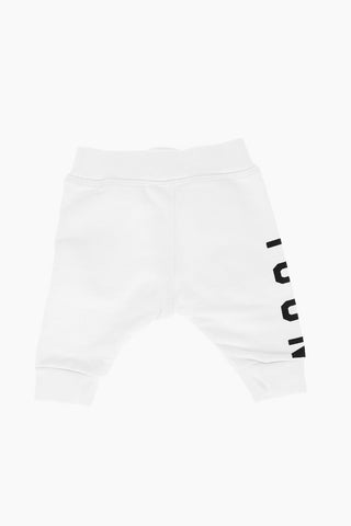 ICON joggers a tinta unita con logo stampato
