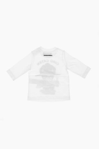 t-shirt stampata a manica lunga