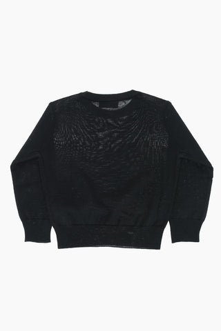 ICON logo embroidered crew-neck sweater