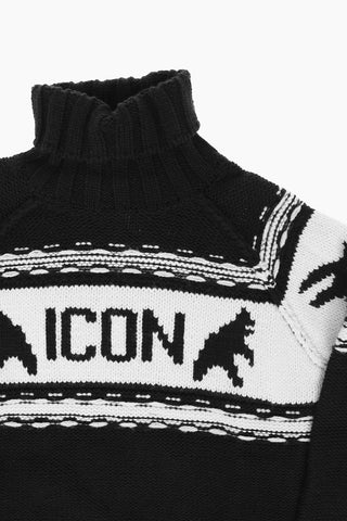 ICON Virgin Wool Blend Turtleneck Sweater