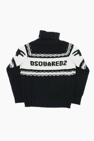 ICON Virgin Wool Blend Turtleneck Sweater
