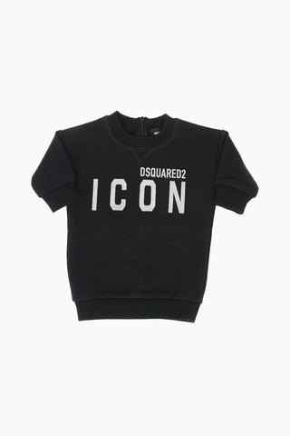ICON Back Closure Zip Sweat Dress