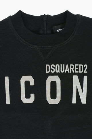 ICON Back Closure Zip Sweat Dress