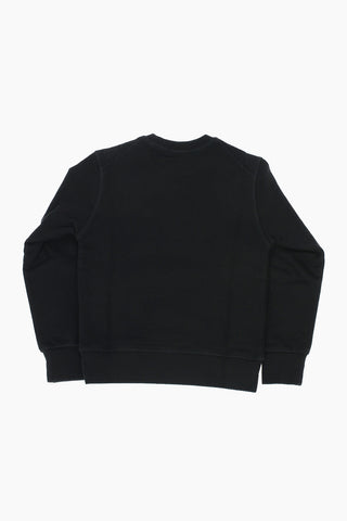 Printed crew-neck sweatshirt