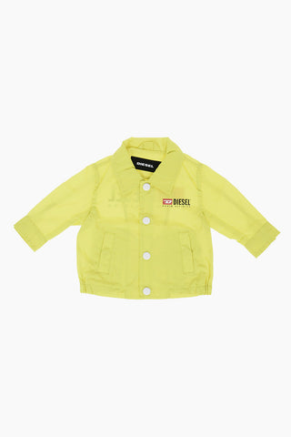 Overshirt a 2 Tasche con Bottoni Automatici