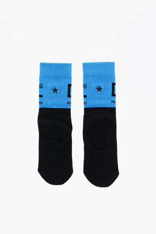 calzini SKM-ZRAY con logo ricamato