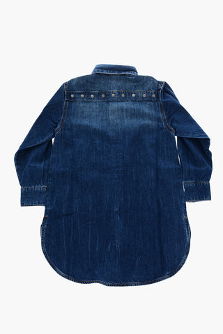 Chemisier DRUPERI in denim con doppio taschino