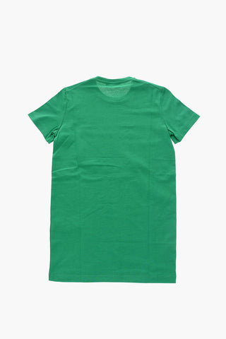 ICON logo printed crew-neck tee dress