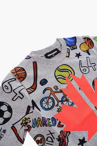 printed SLOUCH FIT T-Shirt