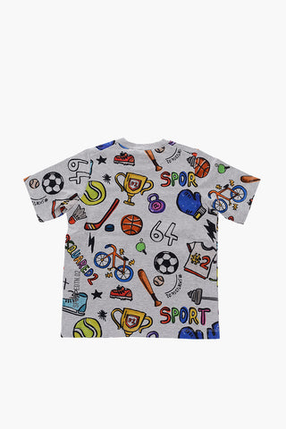 printed SLOUCH FIT T-Shirt