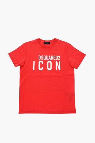 ICON logo printed crew-neck t-shirt